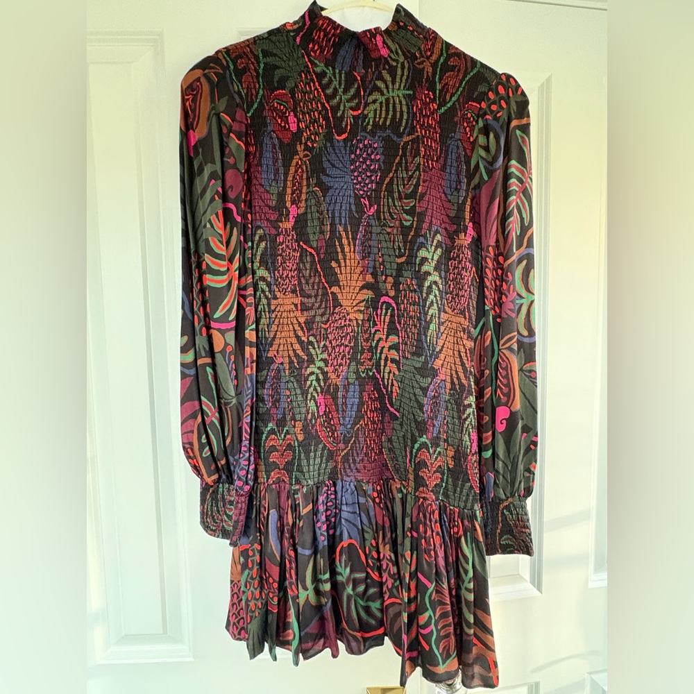 FARM Rio Multicolor Long Sleeve Dress